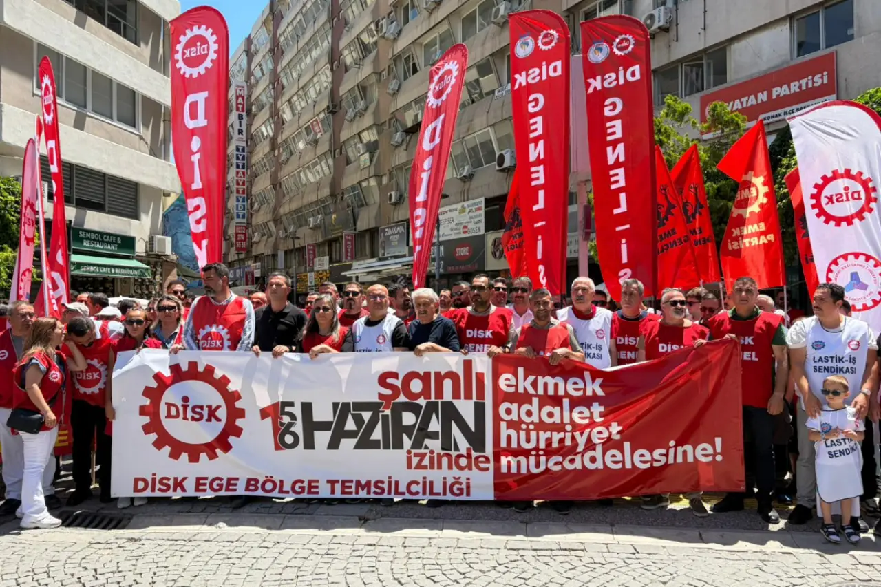 DİSK Ege Bölge Temsilciliği: 15-16 Haziran Direnişi’nden öğrendiklerimizle mücadelemizi sürdüreceğiz