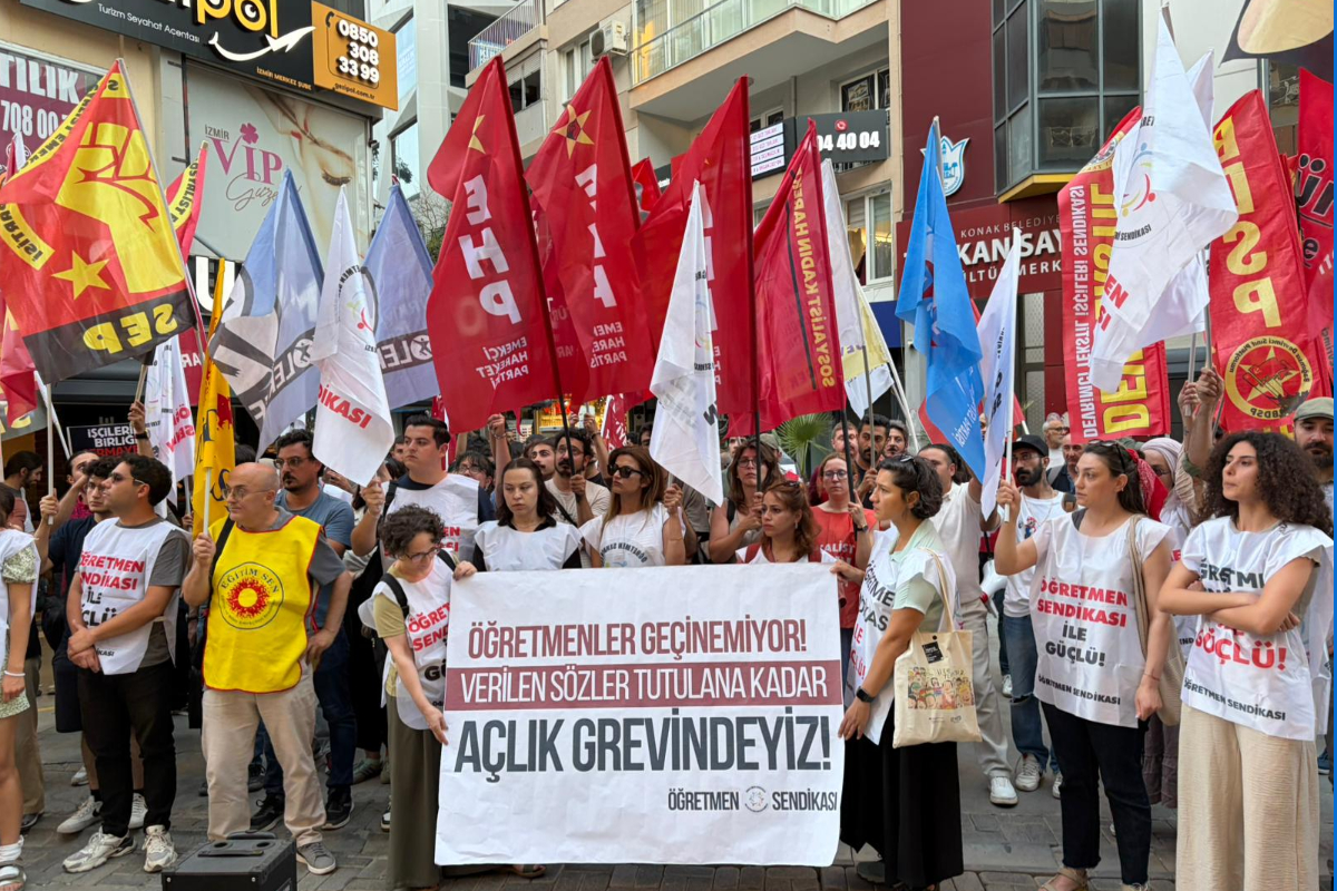 Özel Sektör Öğretmenleri Sendikası İzmir Şubesi: Baskılara rağmen mücadeleye devam edeceğiz