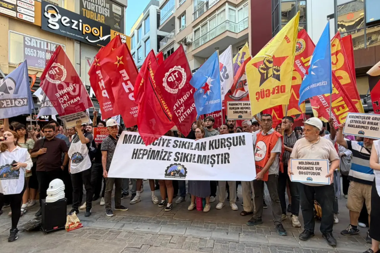 Bağımsız Maden-İş İzmir'den seslendi: 'Madenciye silah sıkanlar kaybedecek'