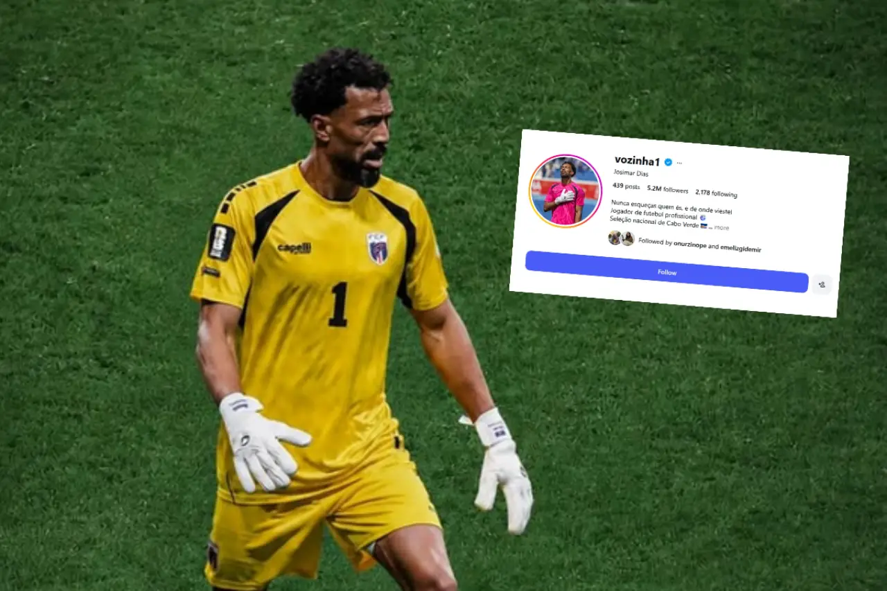 Yeşil Burun Adaları'nın kalecisi Vozinha'nın Instagram'da takipçi sayısı patladı