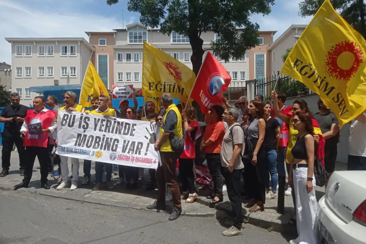 Eğitim emekçilerinden Şişli'de bir okuldaki mobbing ve baskılara tepki: Eğitim emekçilerinin onurunu ve çalışma hakkını koruyun