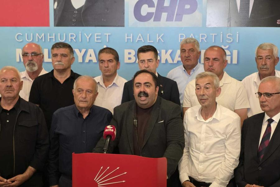 CHP'nin Malatya'daki ilçe başkanları ve belediye başkanlarından Barış Yıldız ve Veli Ağbaba'ya destek
