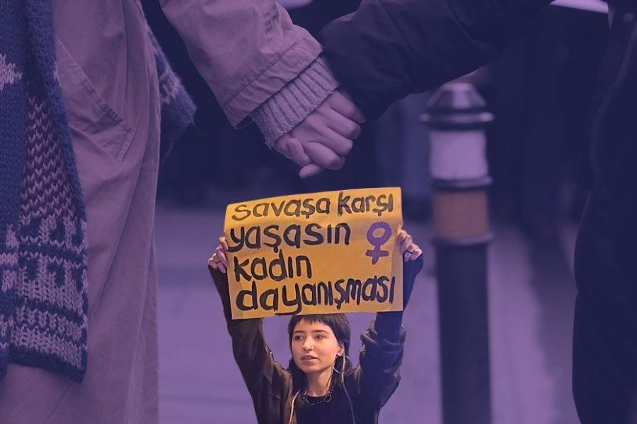 Savaşa ve NATO'ya karşı uluslararası kadın buluşması gerçekleşti