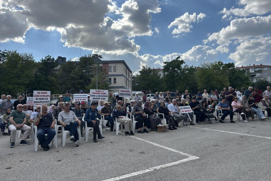 Sincan’da mahalle sakinlerinden kentsel dönüşüm dayatmasına karşı toplantı: 'Mahallemiz rant alanı değil yuvamızdır'