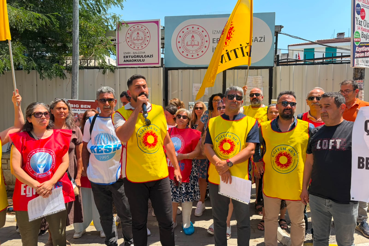 Ertuğrul Gazi İlkokulunda yaşananlara tepki: 'Öğretmen ve öğrencilerin baskılanmasına izin vermeyeceğiz'