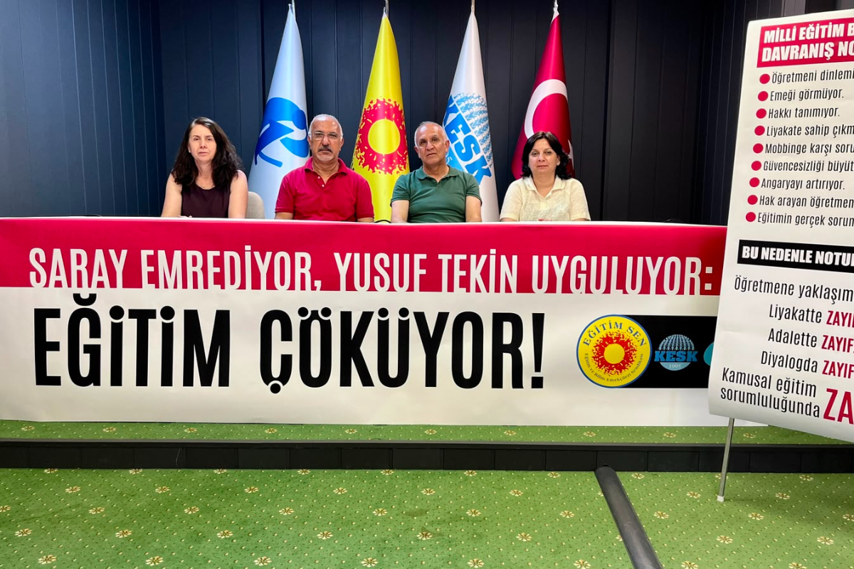 Eğitim-Sen yıl sonu raporunu açıkladı: “Kamusal eğitim tasfiye ediliyor”