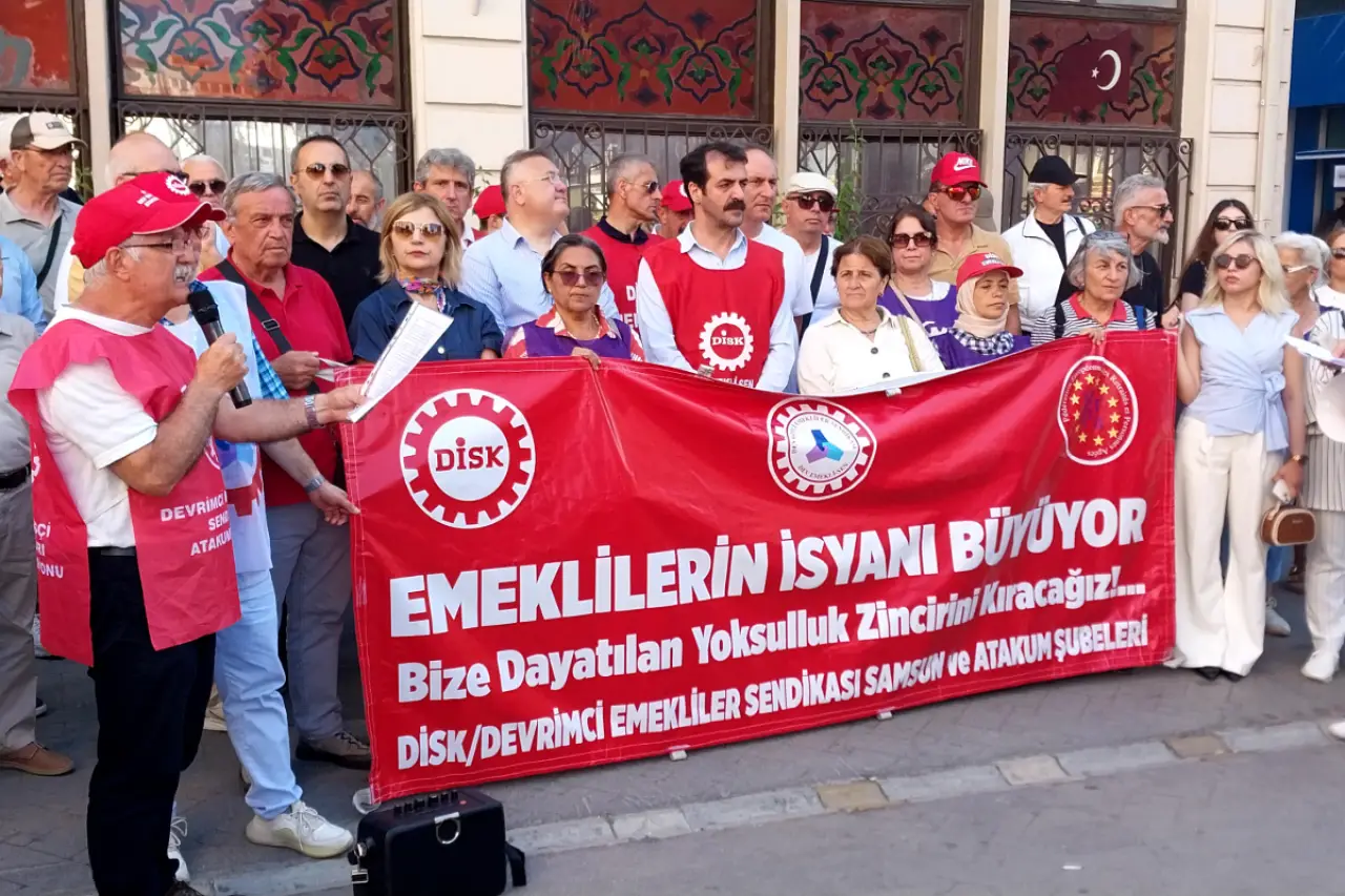 Samsun'da emekliler, yarınki eyleme çağrı yaptı: Sorunlarımıza karşı birlikte ses çıkaralım