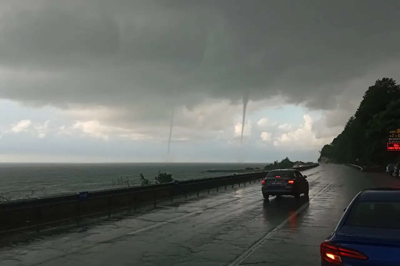 Rize’de hortum çıktı