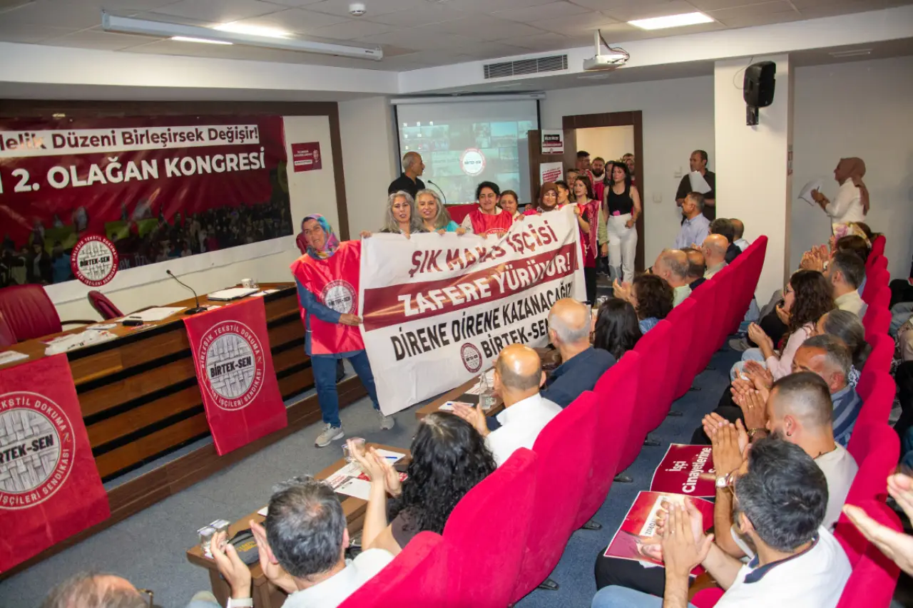 BİRTEK-SEN kongresinde açıklandı: 260 gündür direnen Şık Makas işçileri kazandı