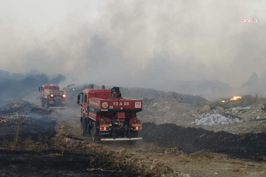 İzmir Dikili'deki yangın 10'uncu saatte kontrol altına alındı
