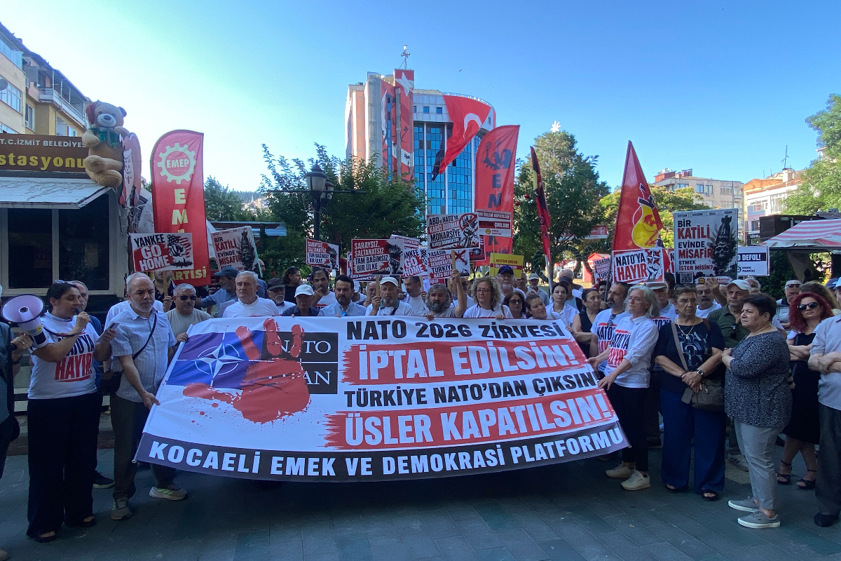 Kocaeli'de NATO karşıtı eylem: Türkiye ittifaktan ayrılsın