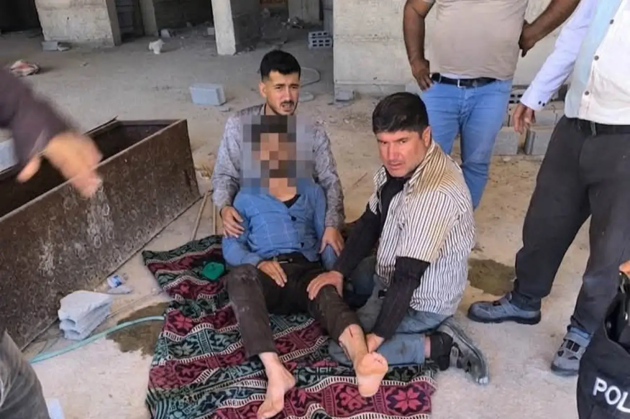 Adıyaman'da iş kazası: İnşaattan düşen işçi yaralandı