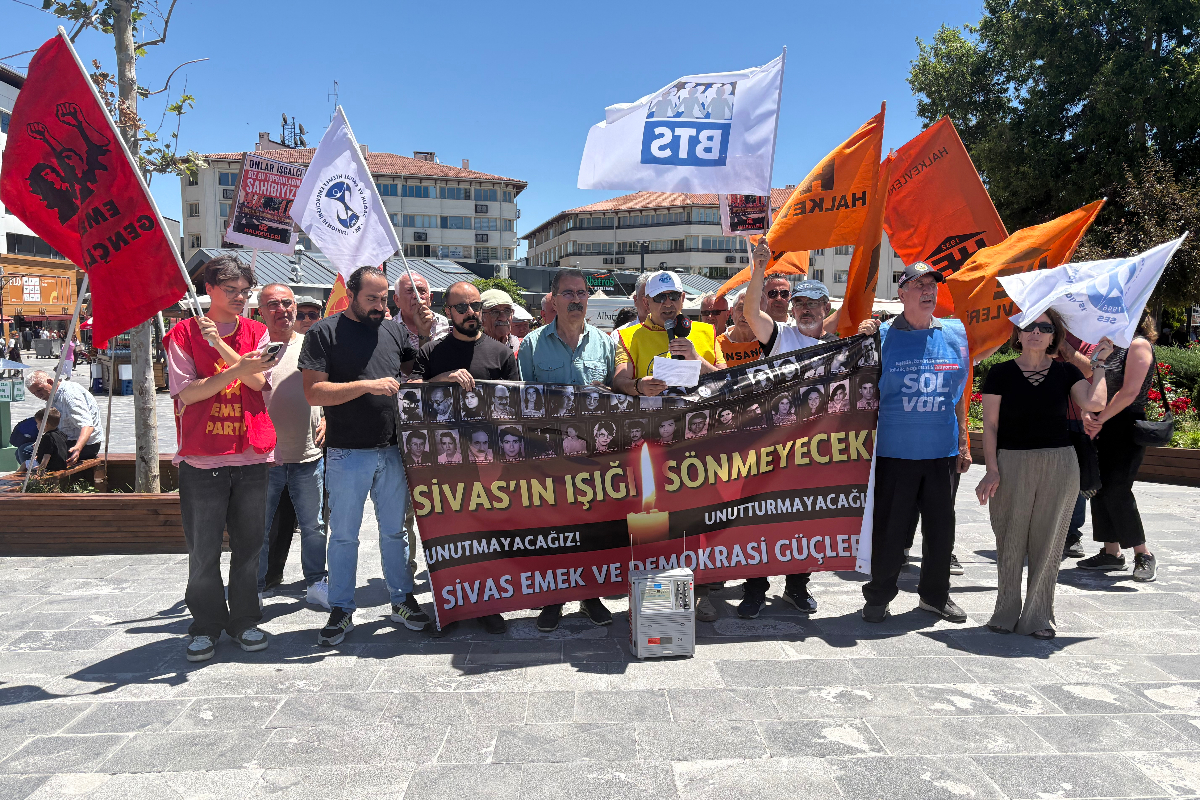 Sivas Emek ve Demokrasi Güçleri: 'Madımak utanç müzesi olsun, gerçek sorumlular yargılansın'