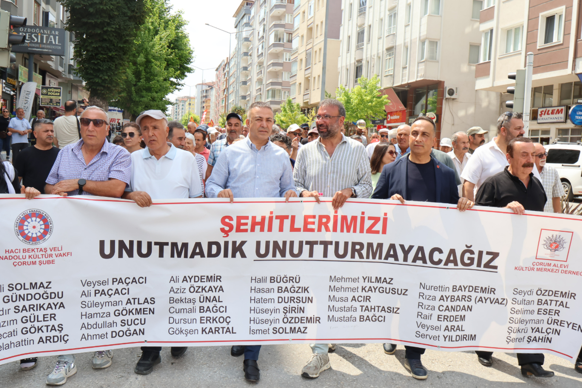 Çorum Katliamı'nın 46’ncı yılında adalet çağrısı: 'Katliamlar aydınlatılmadan yeni acıların önüne geçilemez'