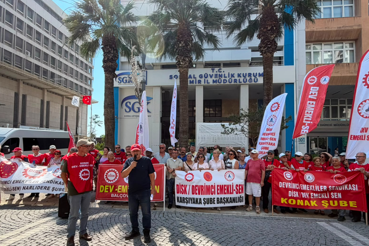 Dev Emekli-Sen Ege Şubeleri: Emekliler insanca yaşamak istiyor