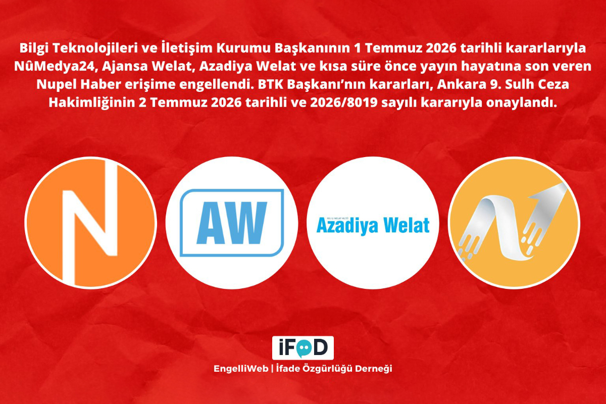 Yayın hayatına son veren Nupel de var: 4 haber sitesine erişim engeli