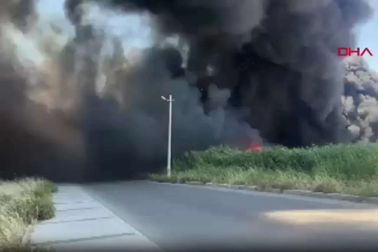 İzmir'de geri dönüşüm tesisinde yangın