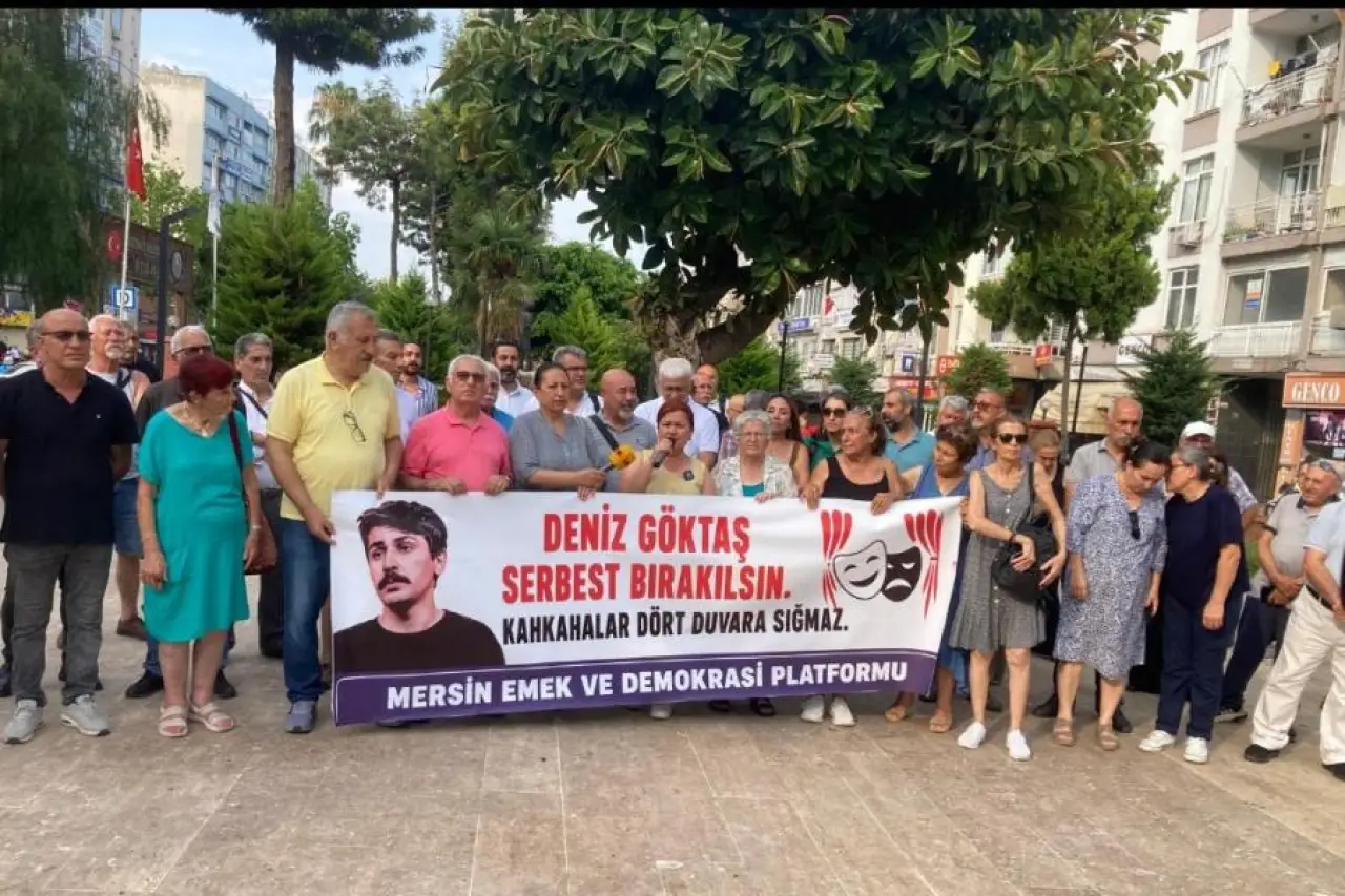 Mersin Emek ve Demokrasi Platformu: 'Mizah susturulamaz, Deniz Göktaş serbest bırakılsın'