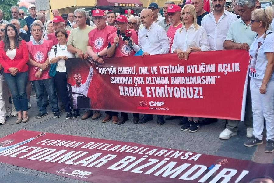 CHP Samsun İl Örgütü: Zam değil, yoksulluğa mahkumiyet