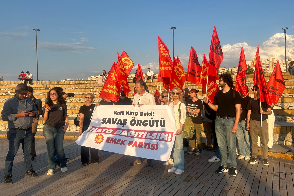 Batıkent’te NATO protestosu: 'Sermayeyi kanla büyütme zirvesi'