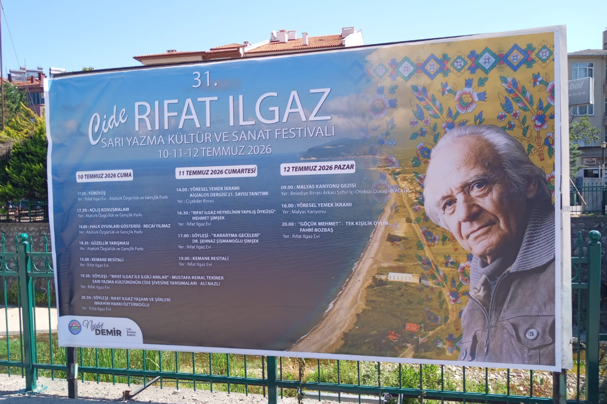Rıfat Ilgaz, doğup büyüdüğü Cide'de anılacak: Üç gün sürecek etkinlikler 10 Temmuz'da başlıyor