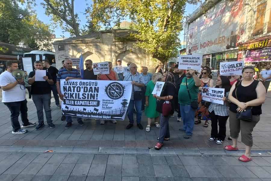 Gebze Emek ve Demokrasi Güçleri: 'Emperyalizm yenilecek, halklar kazanacak!'