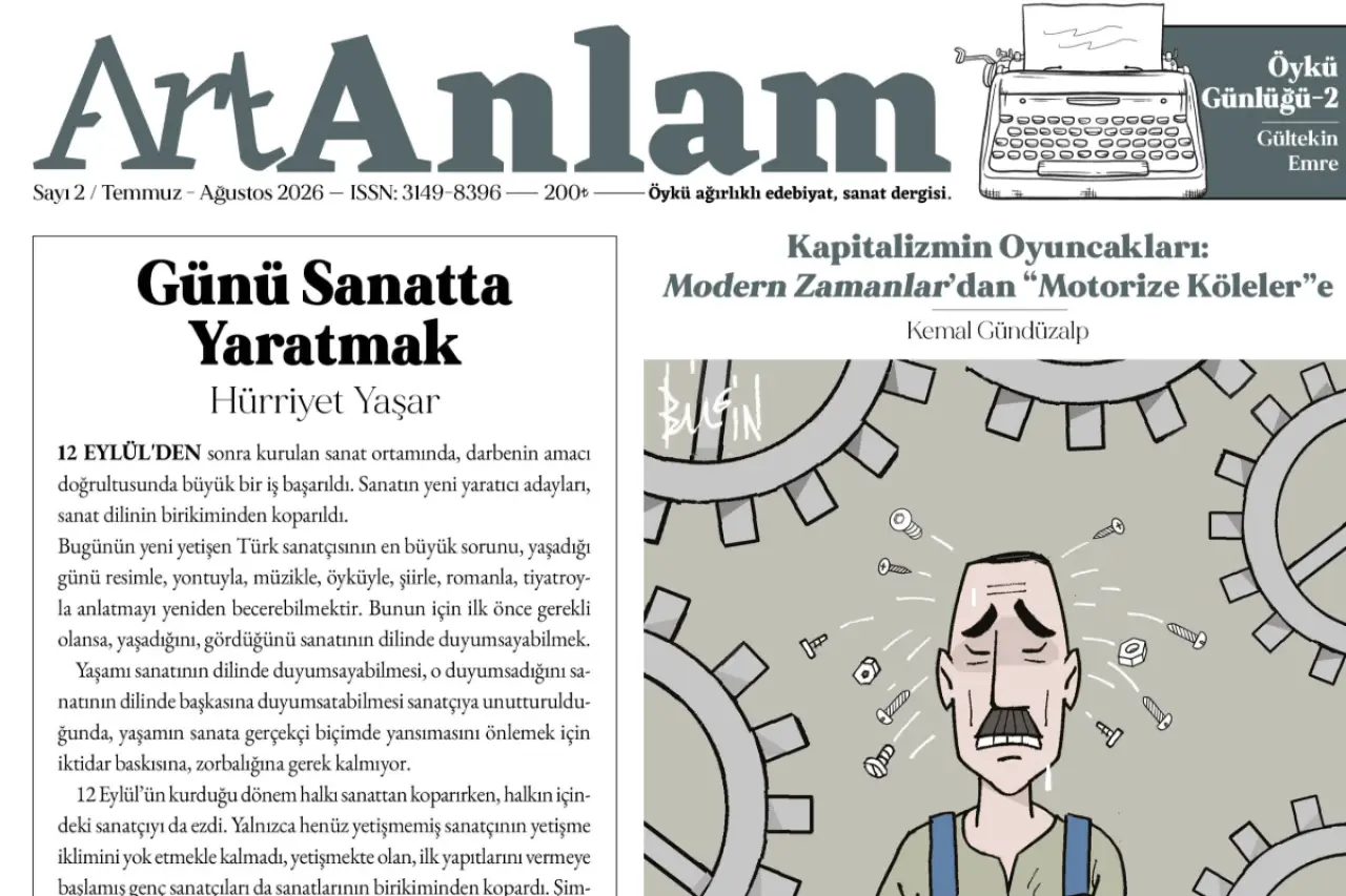 ArtAnlam dergisinin ikinci sayısı yayımlandı