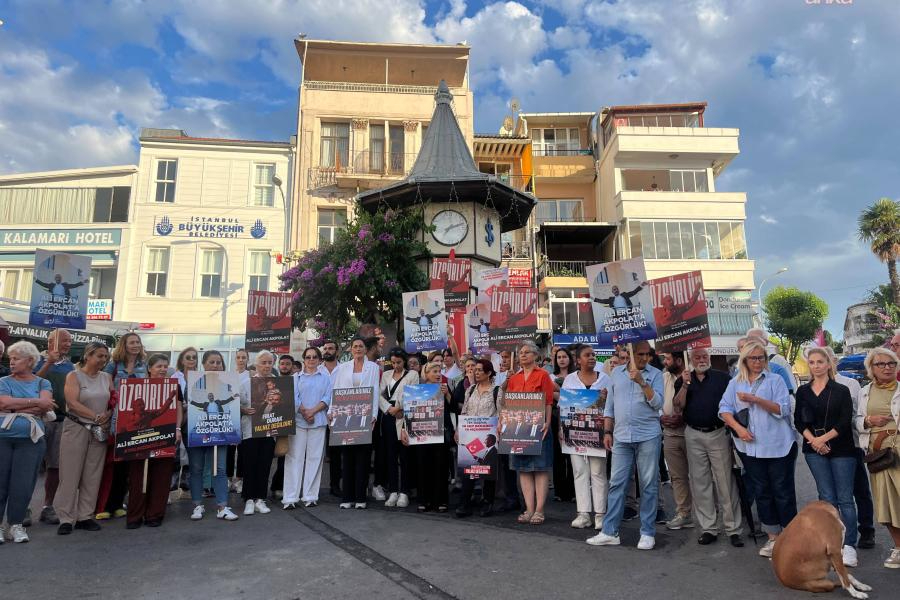 Adalar'da 'Adalet Nöbeti | CHP'li Gözde Acır: Adalet gecikmemeli