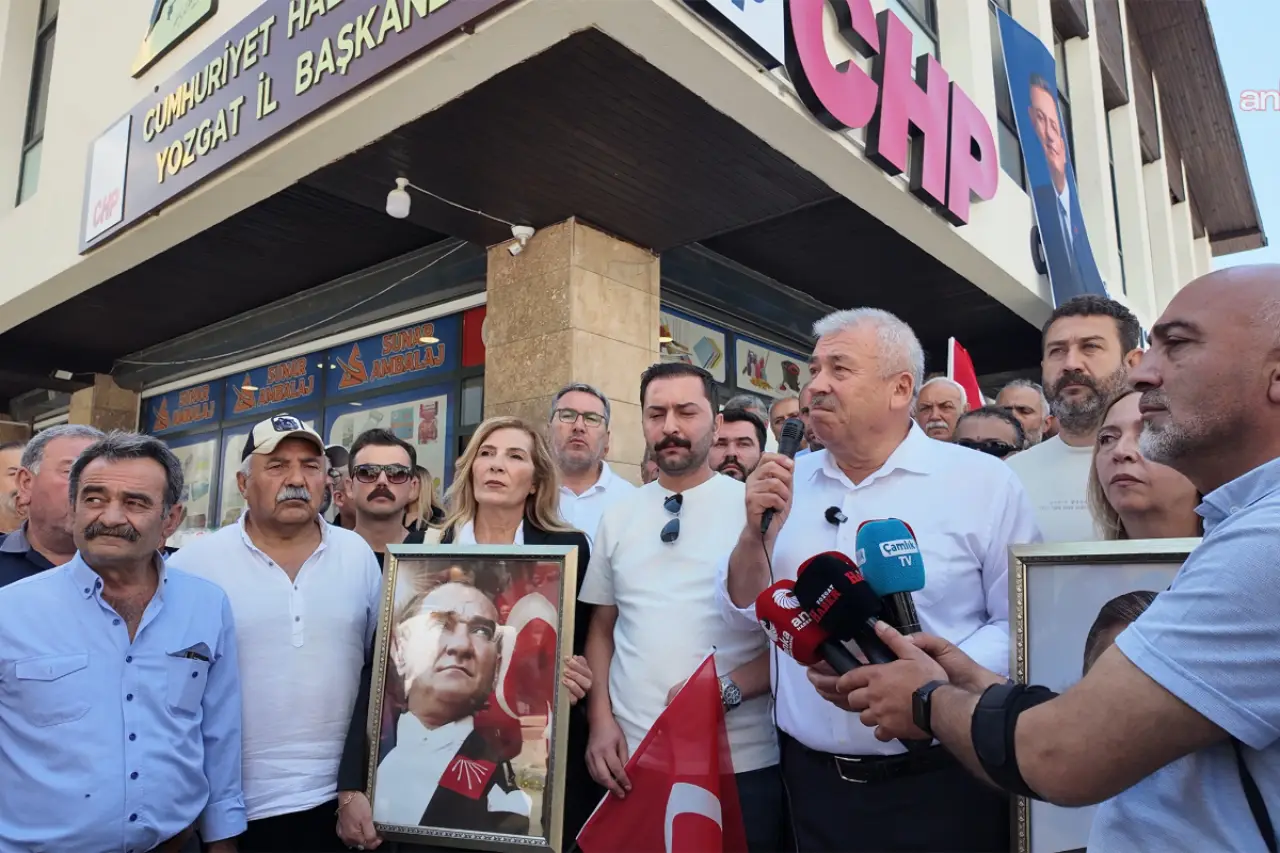 Butlan kararıyla görevden alınan CHP Yozgat İl Başkanı Yaşar'a destek: 14 ilçe örgütü kararı tanımadı