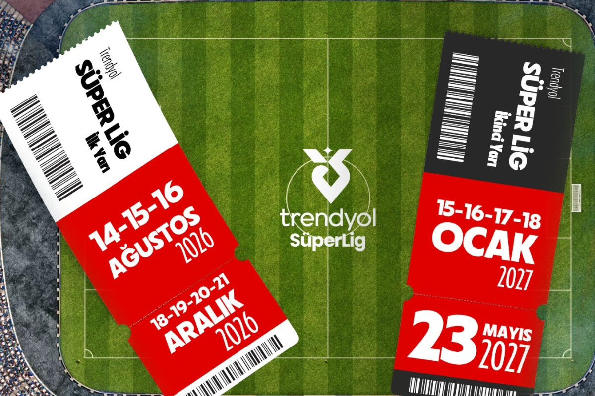 Trendyol Süper Lig 14 Ağustos'ta başlayacak, 23 Mayıs 2027'de sona erecek