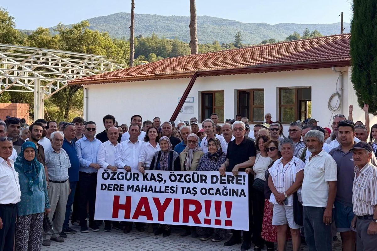 Kaş köylüleri: Maden sahasına geçit vermeyeceğiz