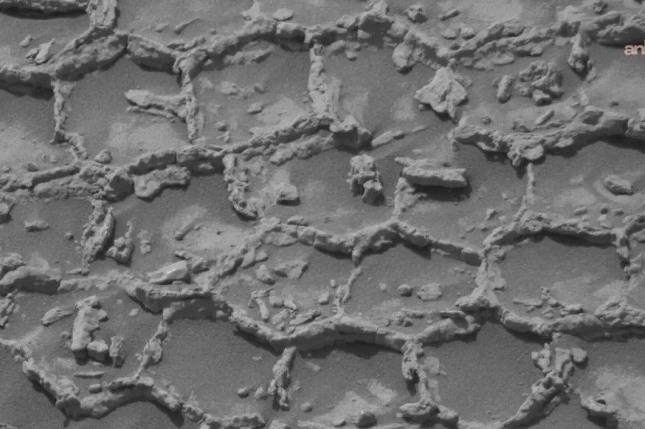 NASA, Mars'ta bal peteğini andıran gizemli yapıları görüntüledi
