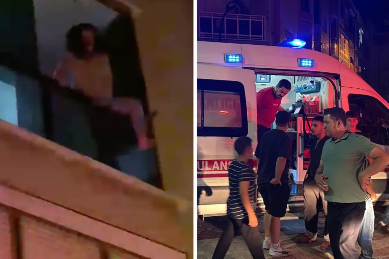 Çocuklarının gözü önünde şiddet: Evli olduğu kadının burnunu ısırıp koparan fail gözaltına alındı