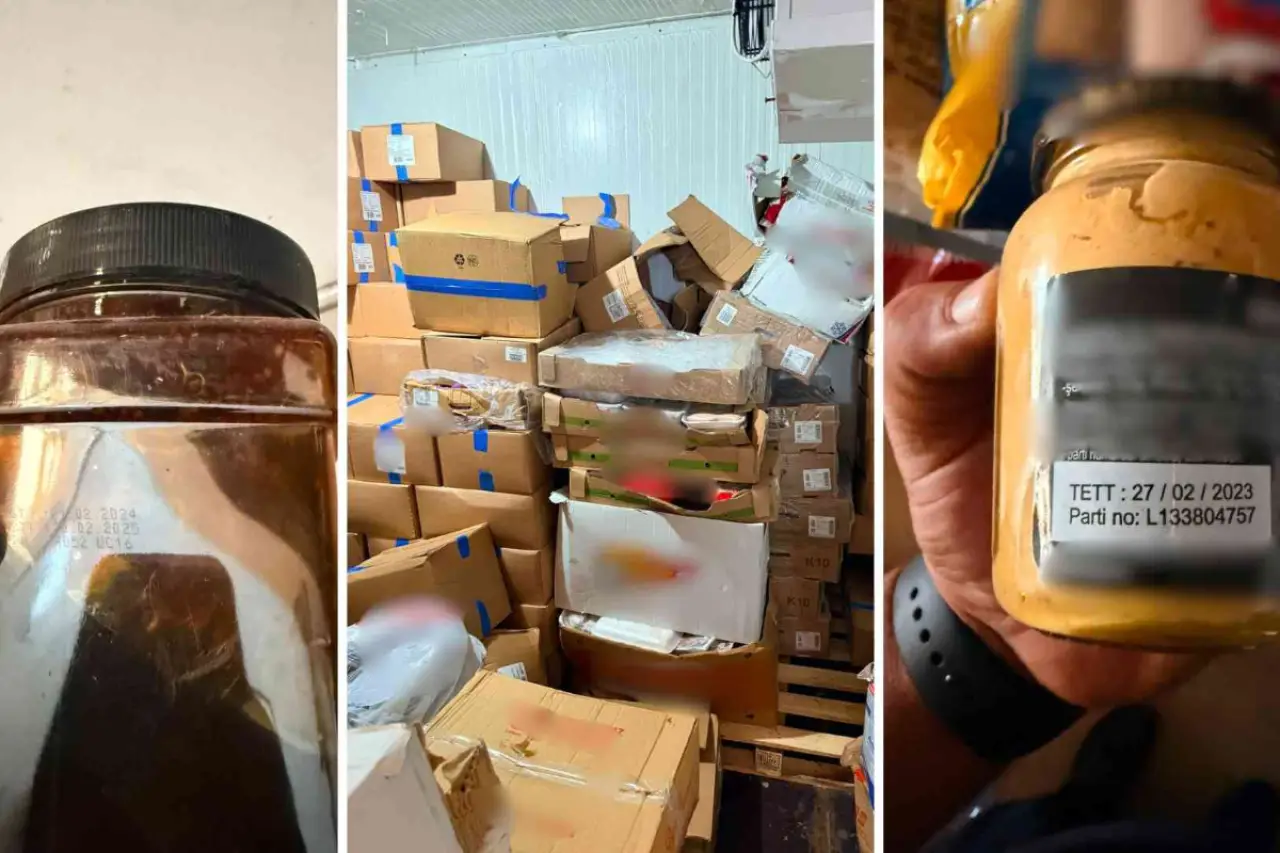 Gıda işletmesinde tarihi geçmiş 1.2 ton gıda ürünü bulundu