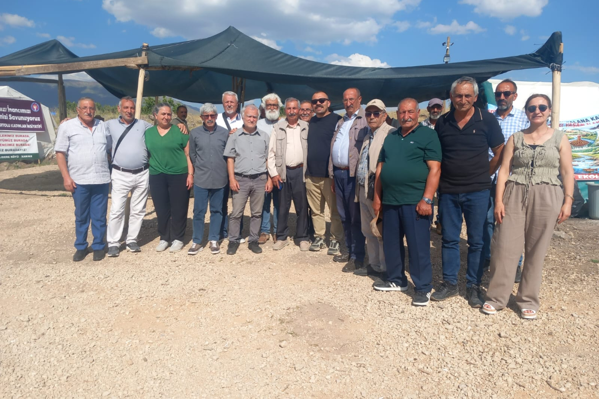 Varto’da JES’e karşı nöbet 76. gününde: Emek Partisi dayanışma ziyaretinde bulundu