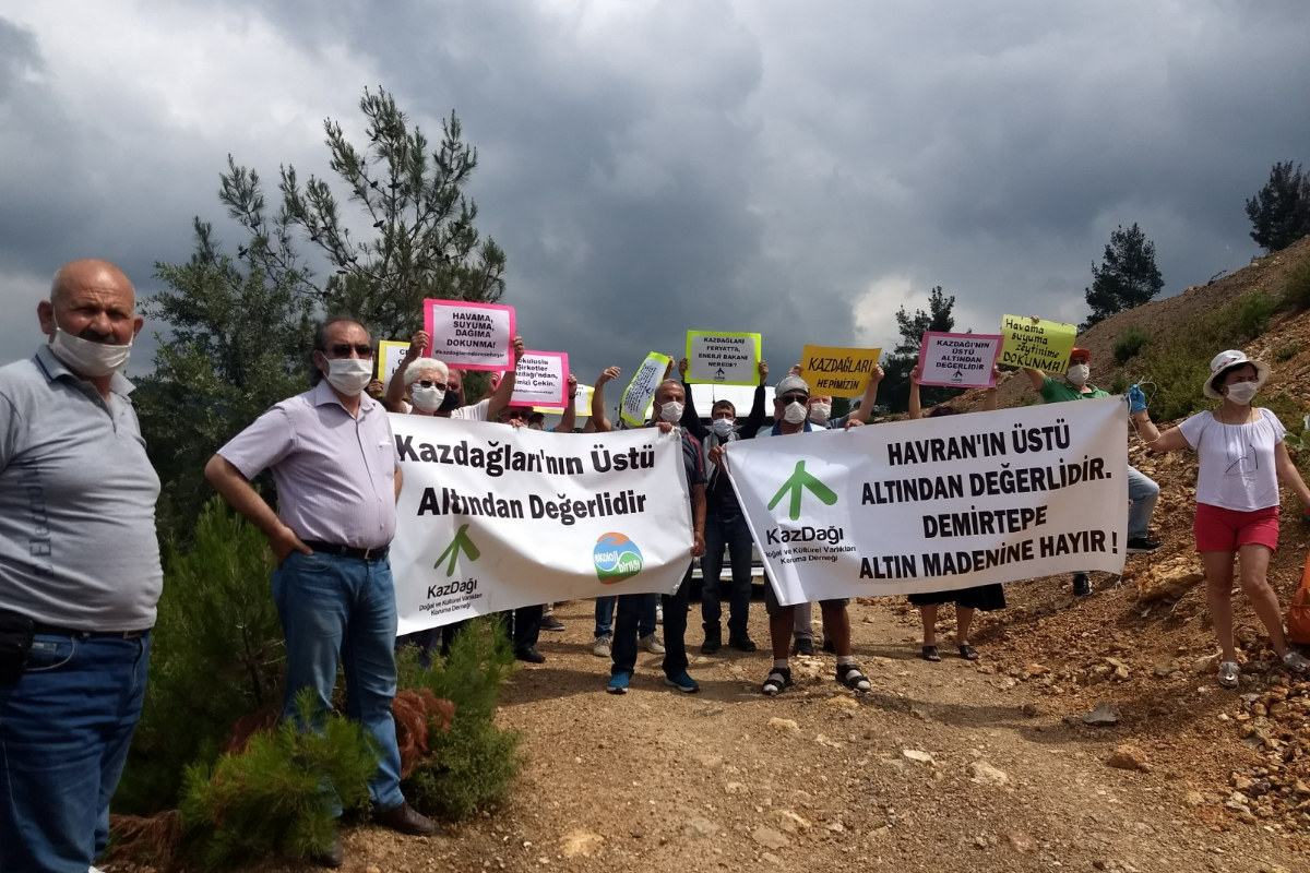 Havran'da zeytinlik engeline takılan altın madeni projesine ÇED olumlu onayı verildi