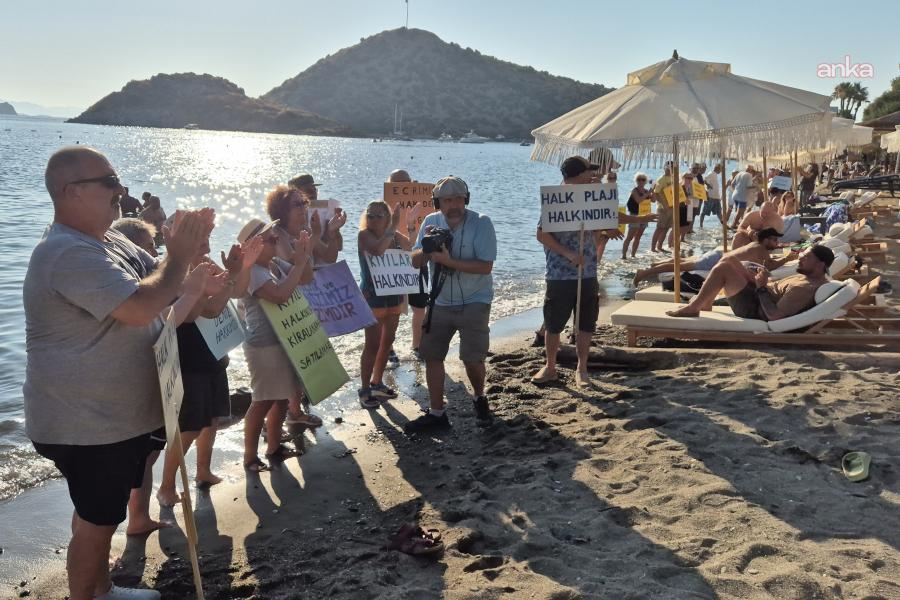 Bodrum’da 'kıyılardan eşit ve özgürce yararlanma hakkı' eylemi