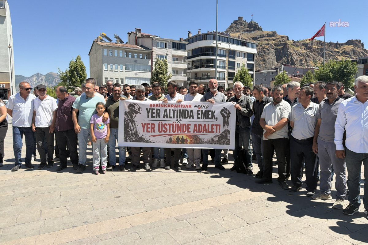 Yıldızlar SSS Holding maden işçileri, ödenmeyen maaşları için yürüdü