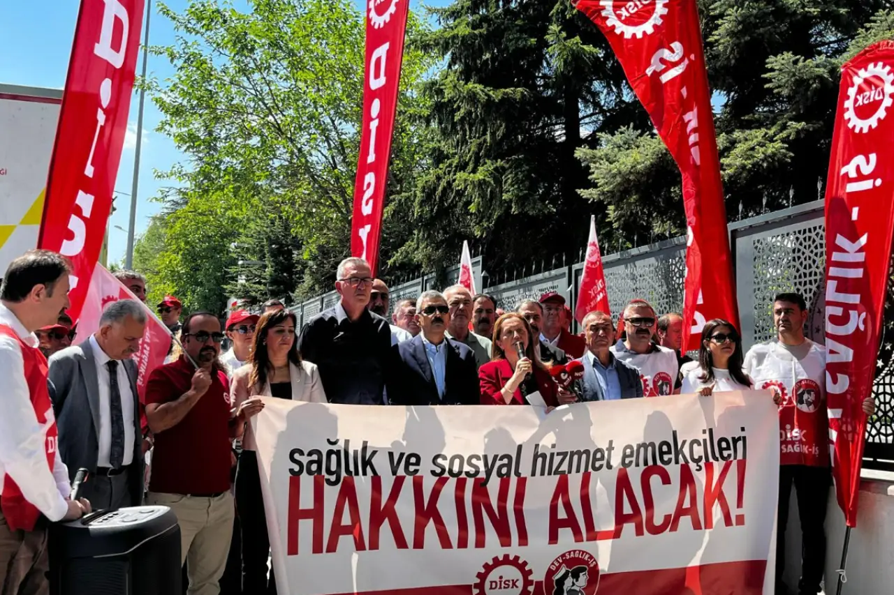DİSK Genel Başkanı Çerkezoğlu: Sağlık ve sosyal hizmet iş kolunda barajı aştık