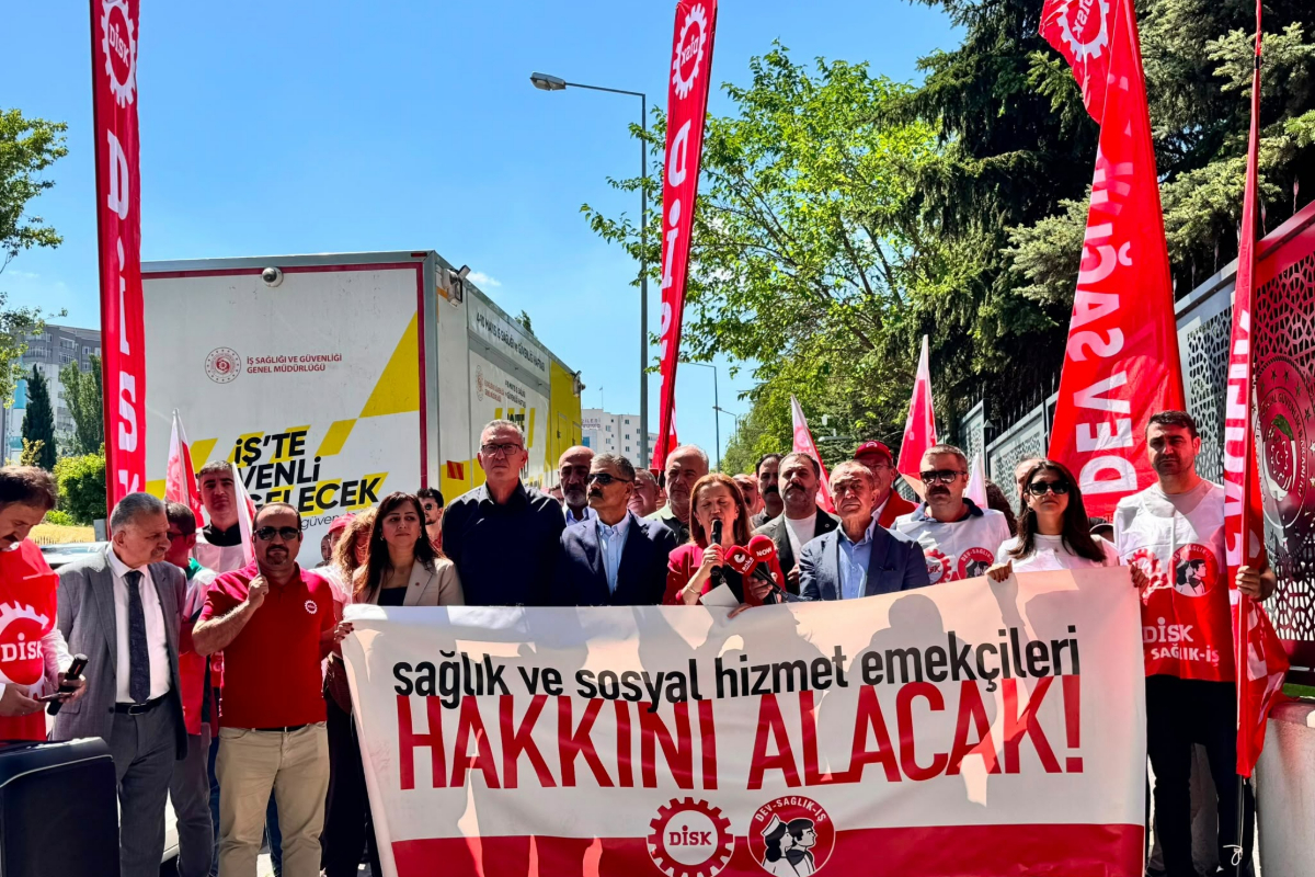 DİSK Genel Başkanı Çerkezoğlu: Sağlık ve sosyal hizmet iş kolunda barajı aştık