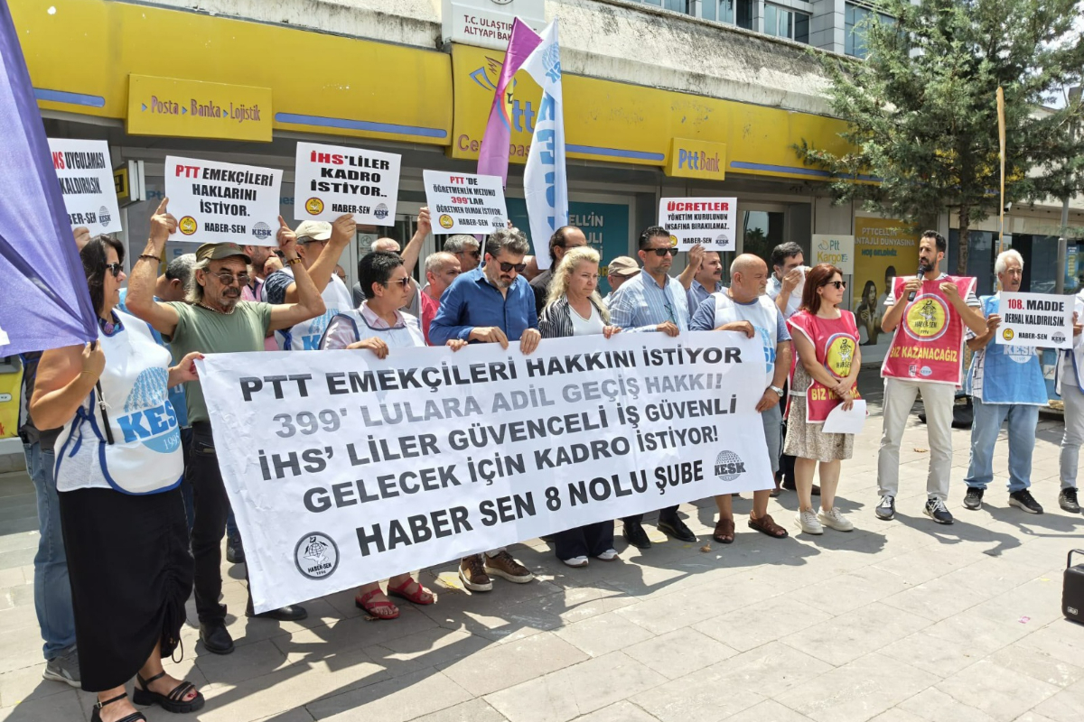 PTT çalışanlarına '108' darbesine karşı mücadele kararı