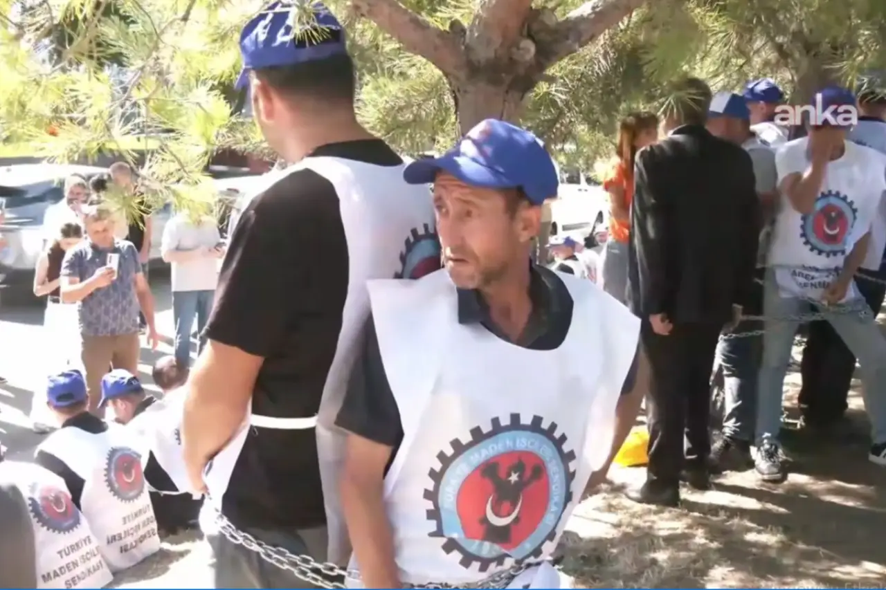 Doruk Madencilik işçilerine polis müdahalesi