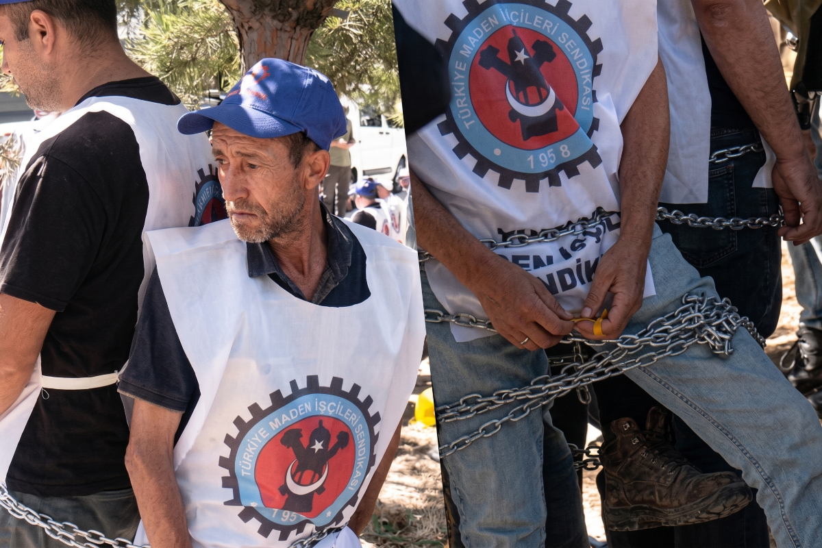 Doruk Madencilik işçilerine polis müdahalesi