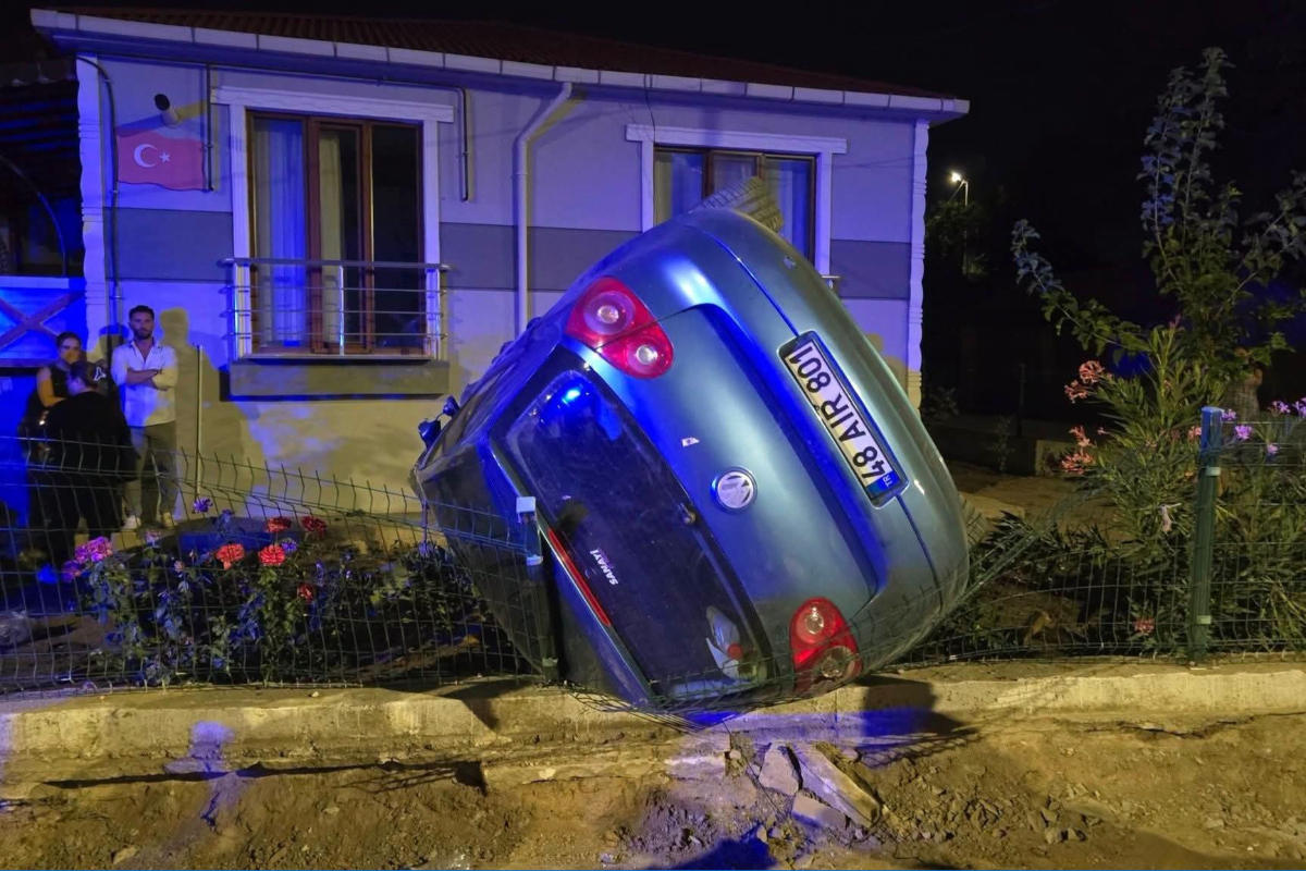 Edirne'de otomobil takla attı: 1 kişi yaralandı