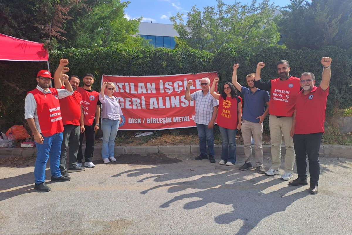 EMEP Ankara İl Örgütü'nden Panelsan direnişine dayanışma ziyareti