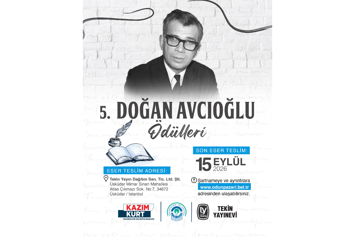 5. Doğan Avcıoğlu Ödülleri için başvurular başladı