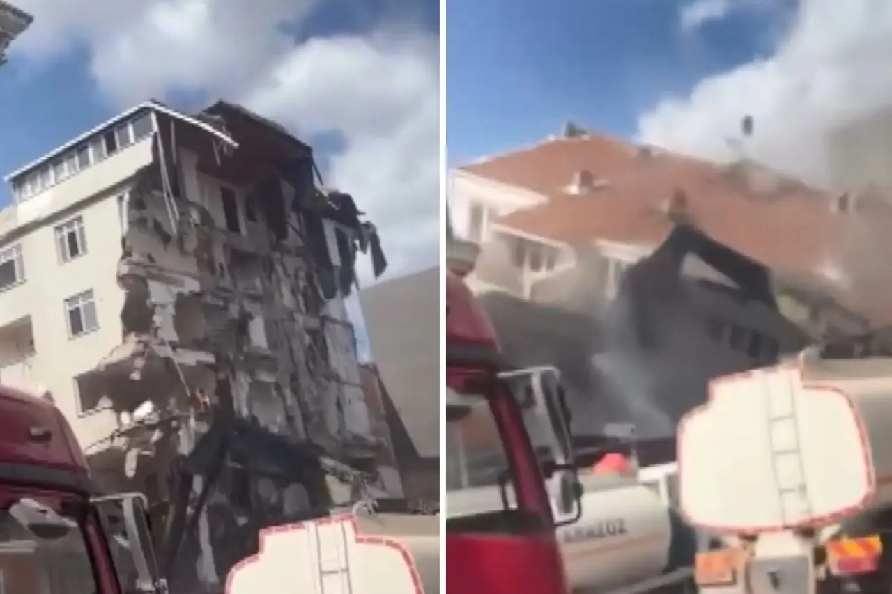 Zeytinburnu'da kentsel dönüşüm yıkımı sırasında çökme: Arka tarafa düşseydi insanlar ölebilirdi