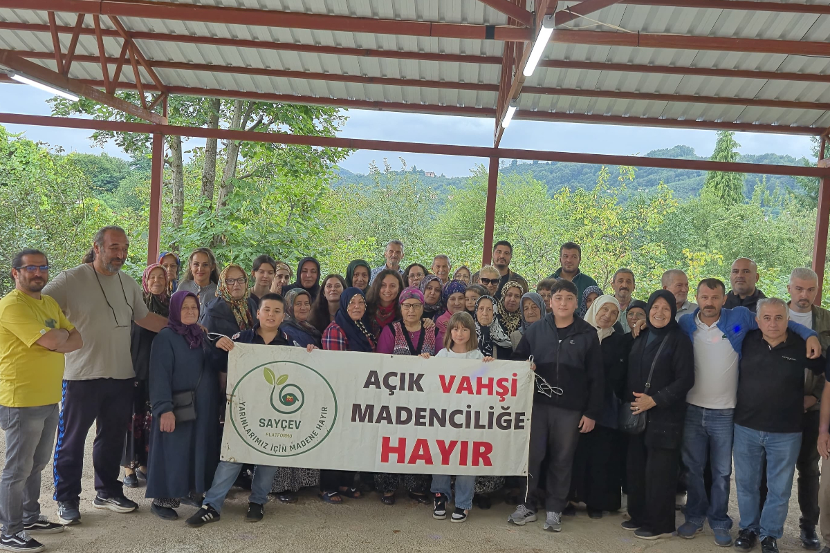 Yeni Sayaca Mahallesi bentonit madenine karşı çıkıyor