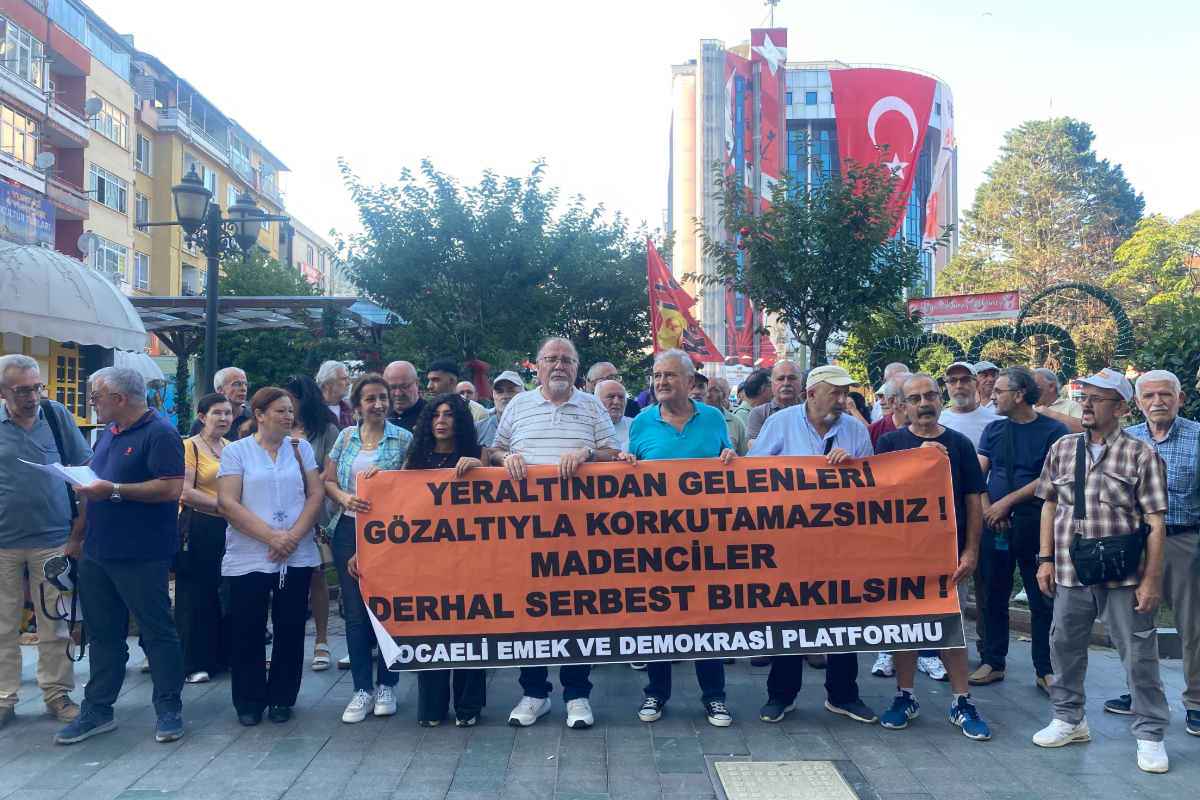 Ankara'da direnen maden işçilerine Kocaeli'den destek: “Bu mücadele bütün emekçilerin mücadelesidir”