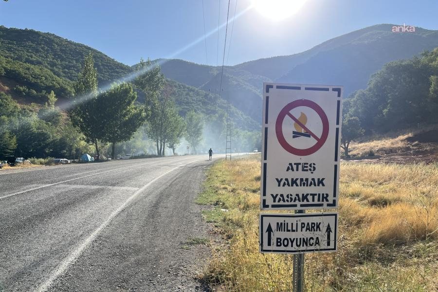 Munzur Vadisi Milli Parkı'nda yasaklar kâğıt üzerinde kaldı: Hafta sonları parktan dumanlar yükseliyor